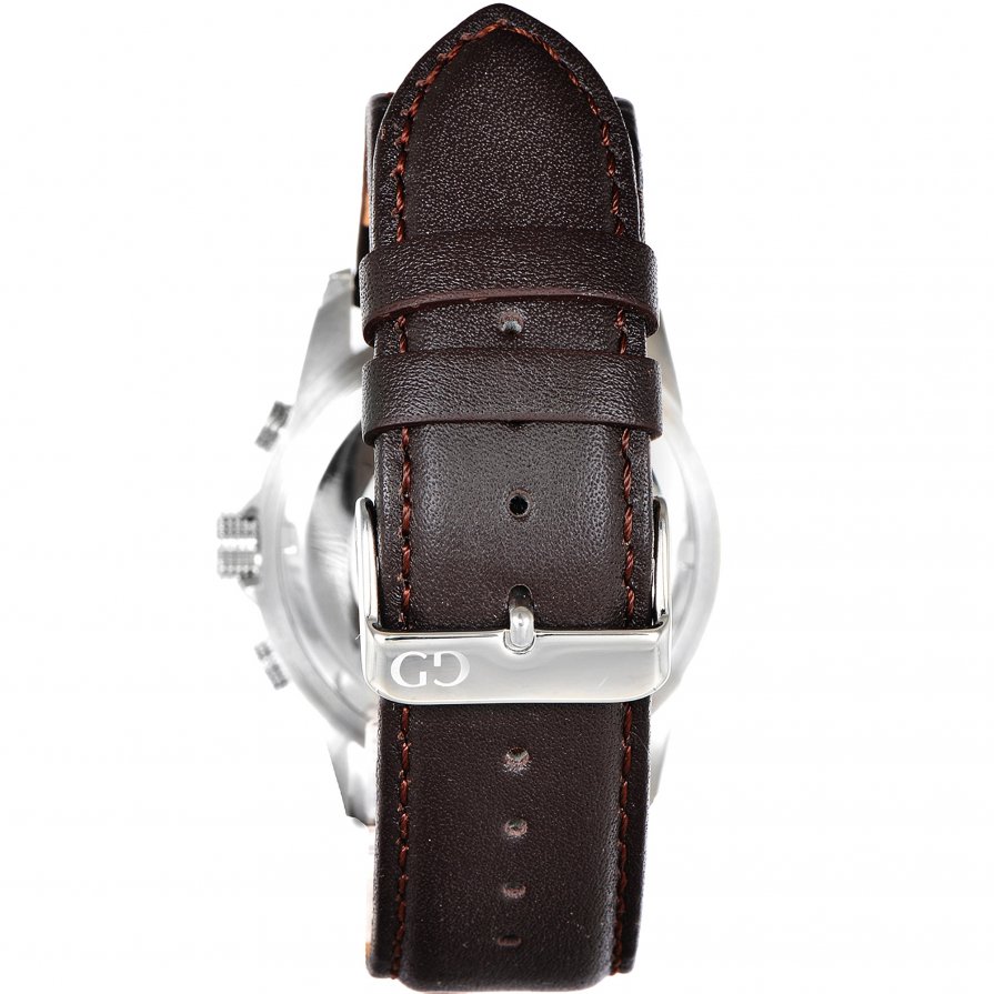 Giacomo Design Trepuntato White/Brown leather