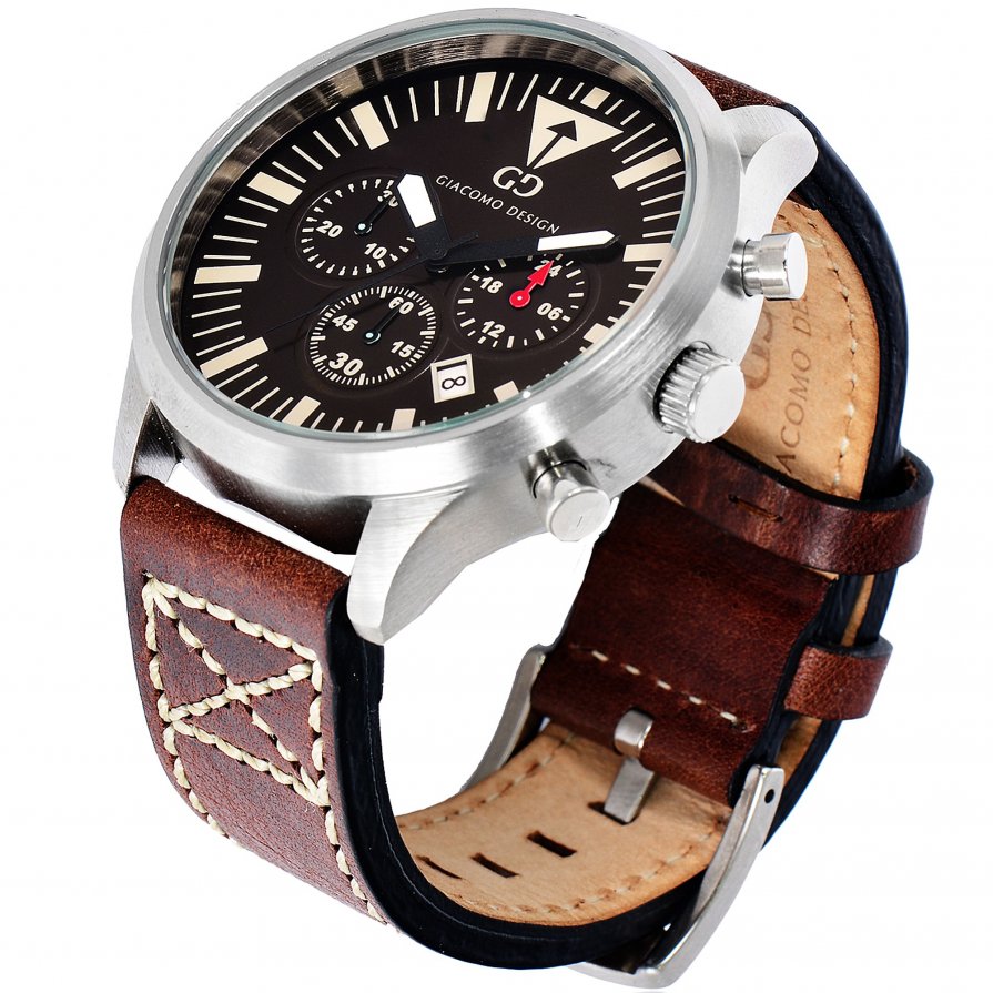 Giacomo Design Sportiva Brown/Brown leather