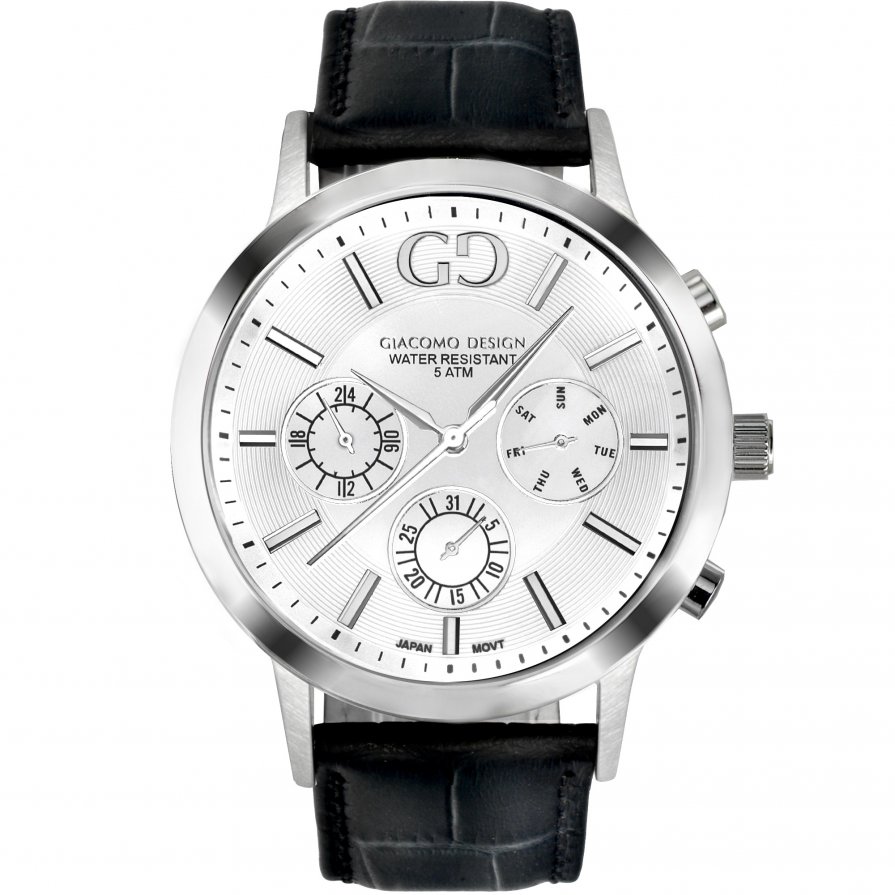 Giacomo Design Leggibile White/Black leather