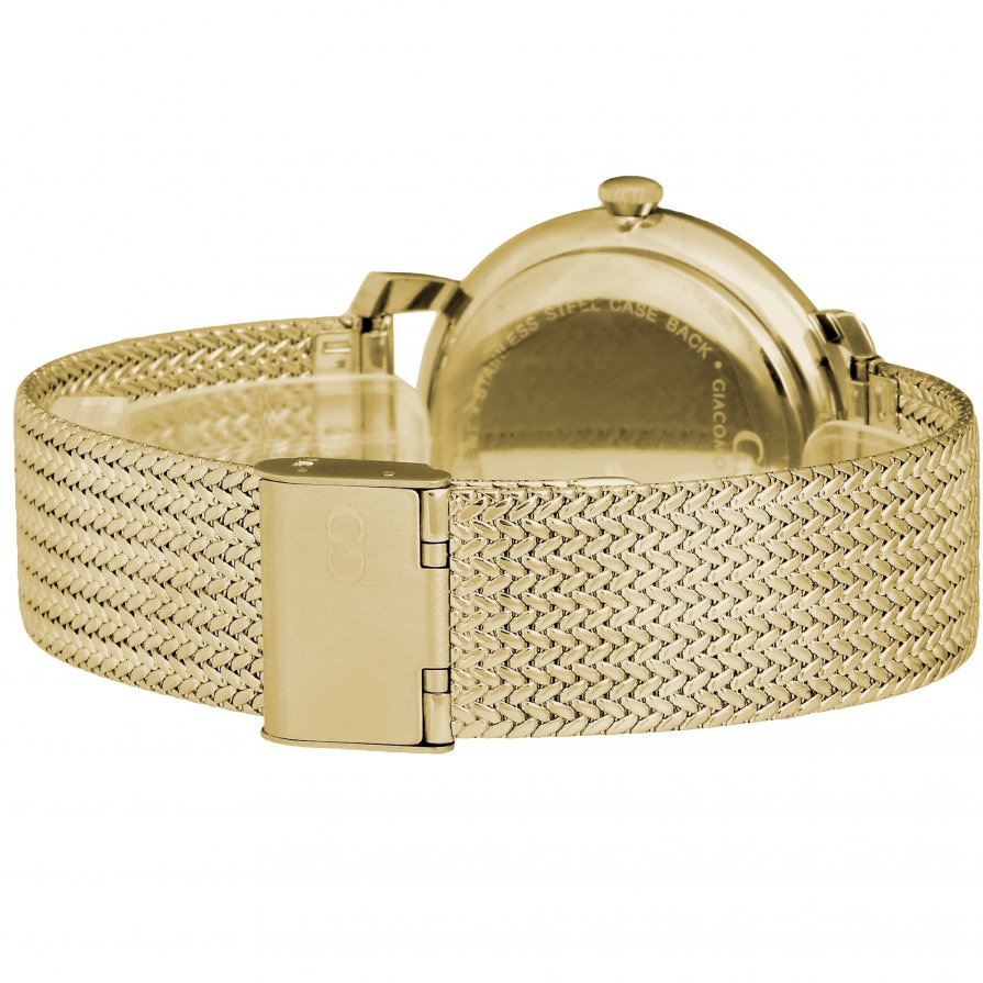 Elegant men's watch Giacomo Design GD9004 gold bracelet