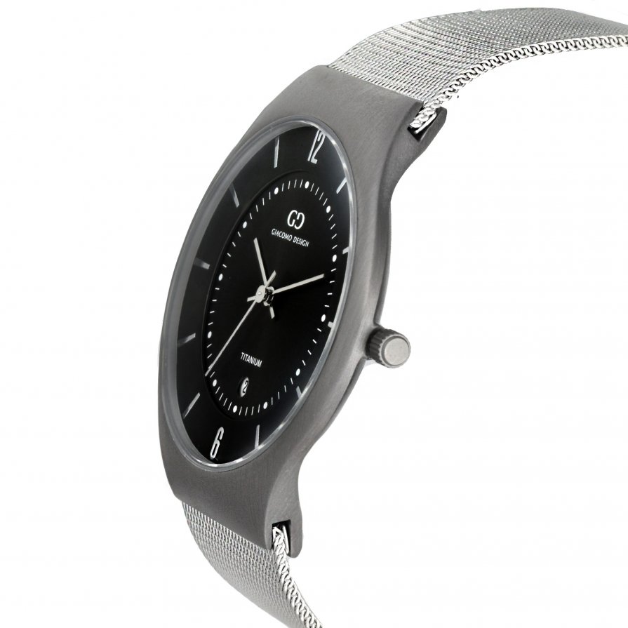 Titanium men's watch Giacomo Design GD12002 bracelet
