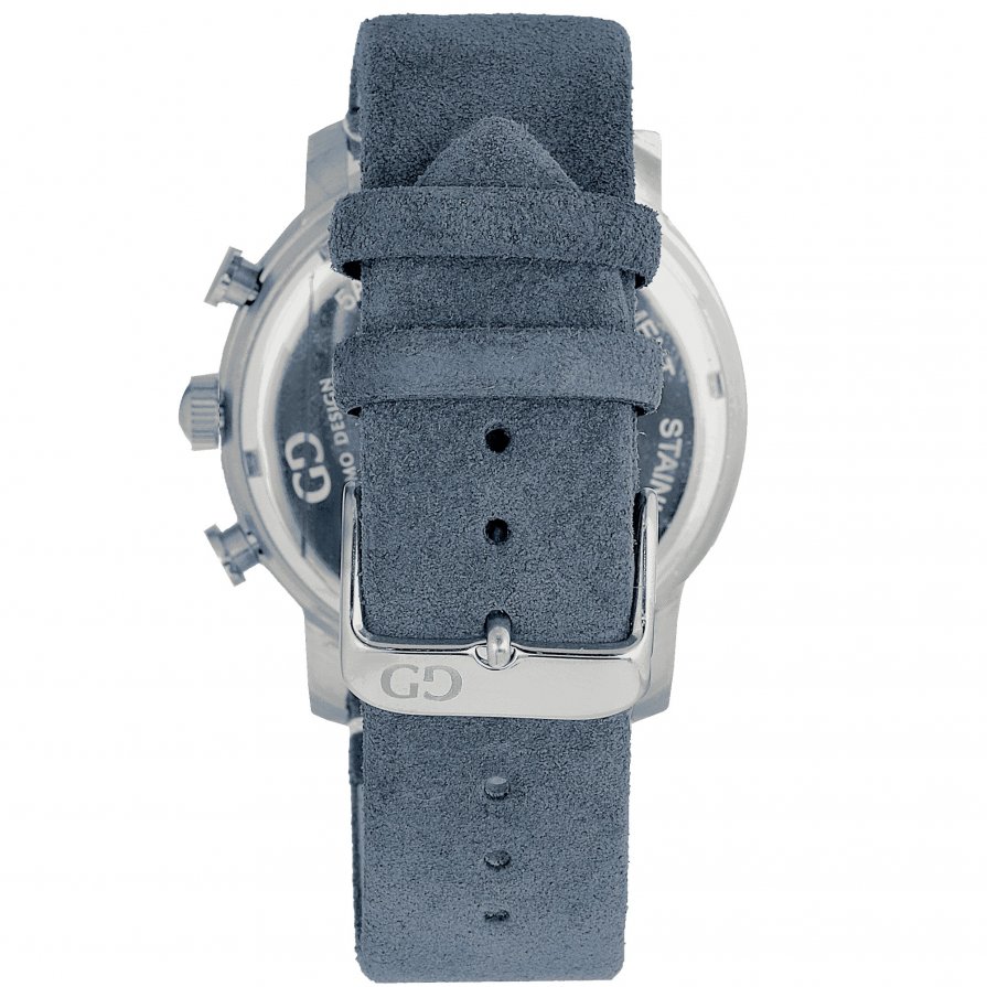 Elegant men's watch Giacomo Design GD9006 leather strap